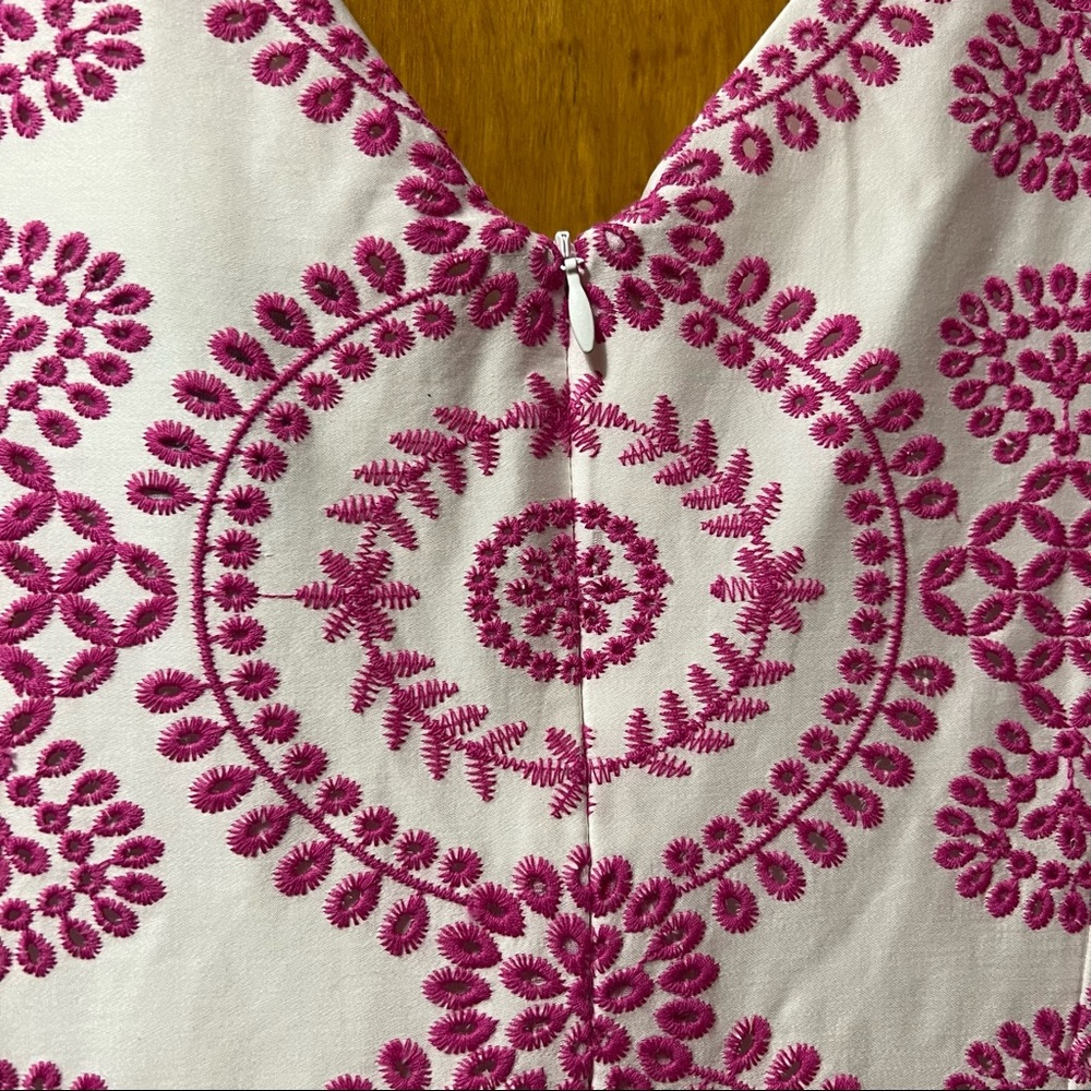 BNWT Pink Embroidered Doncaster Dress - Picture 6 of 7